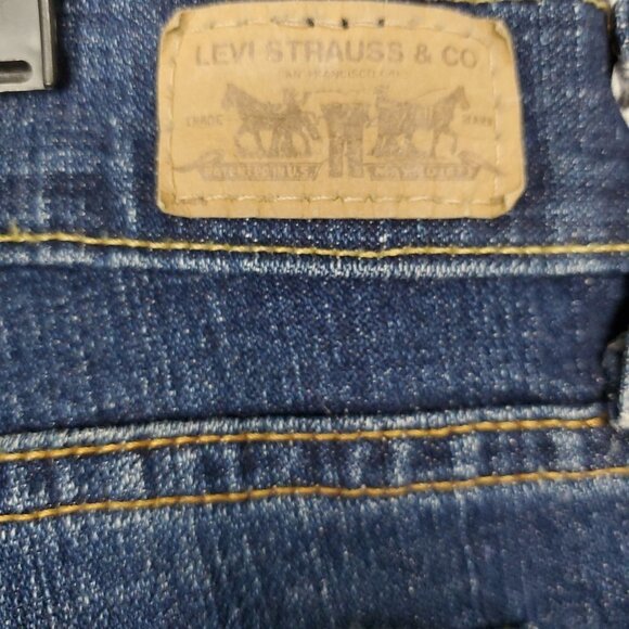 🔥051 Levi's 515 High Waist Bootcut Blue Jeans - Picture 7 of 12